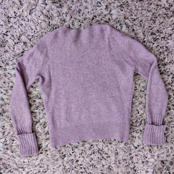 Retro Lilac Purple Soft Pastel Multicolour Sweater - Picture 5 of 5